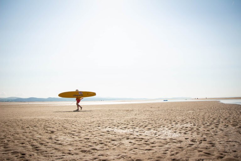 RNLI Lifeguards Rescue Two Young Girls Swept 300 Metres Out to Sea at Formby Beach