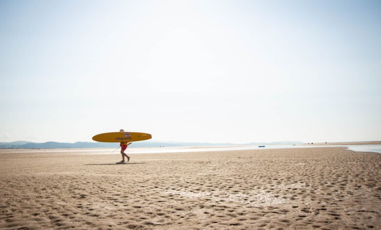 RNLI Lifeguards Rescue Two Young Girls Swept 300 Metres Out to Sea at Formby Beach