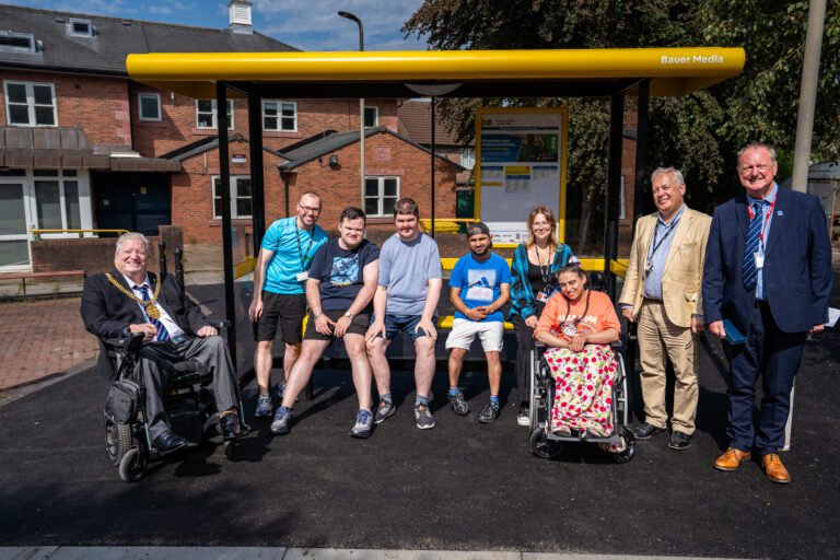 Donated bus stops help Liverpool City Region residents build confidence and independence